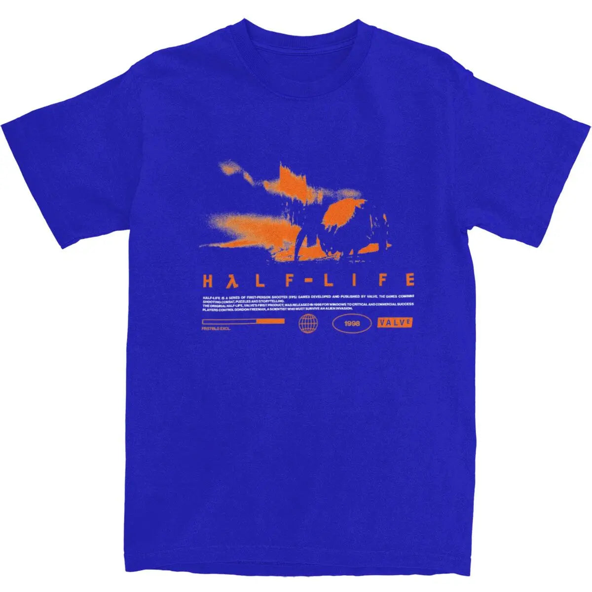 Men T Shirt Videogames HALFS LIFES V3