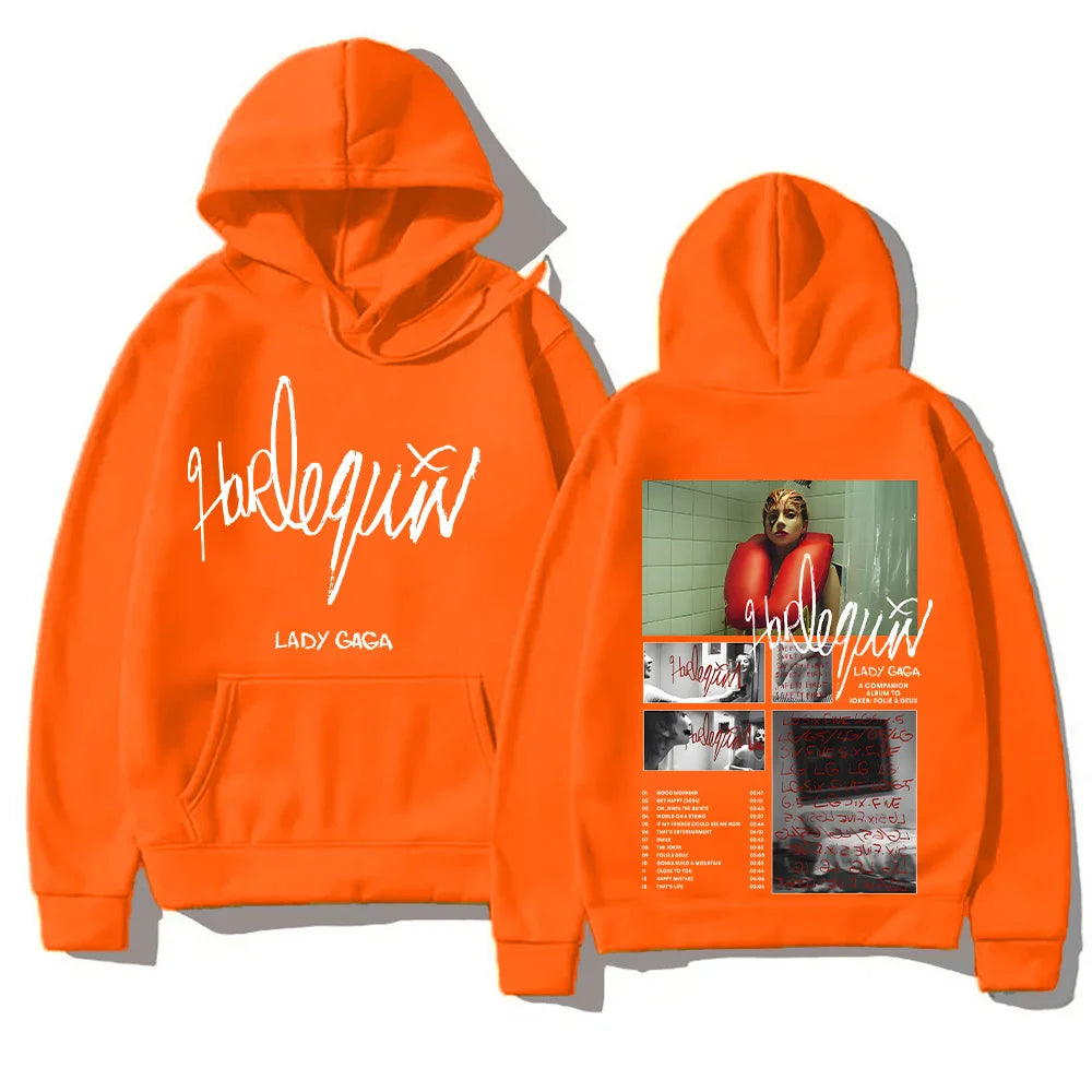 Lady Gaga Album To Joker Folie A Deux Pullovers New Hoodies Women /Men Loose Classic