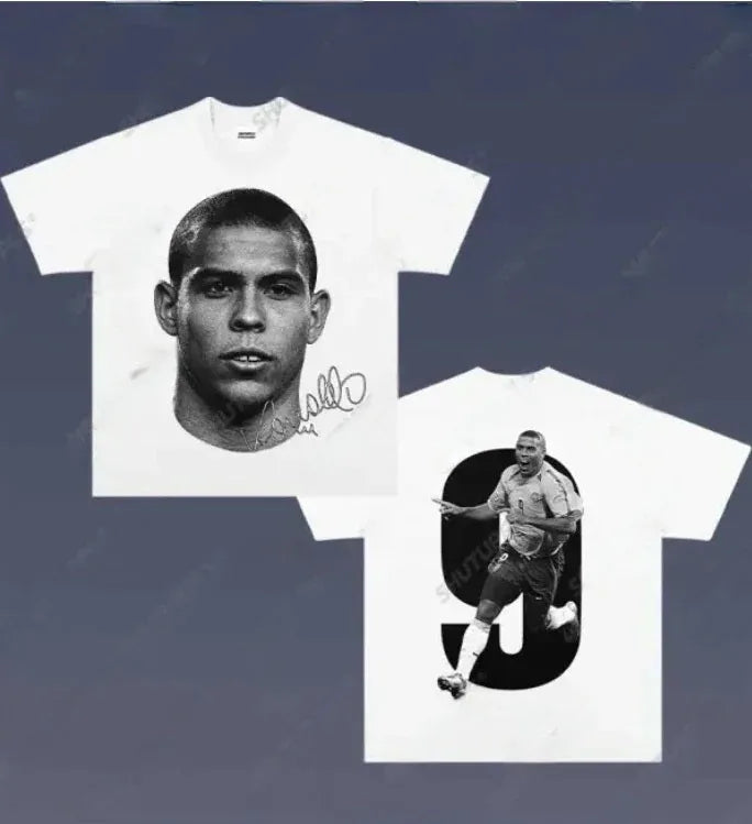 Lionel Messi Cristiano Ronaldo Neymar Jr Custom Printed Shirt Graphic T-Shirts Men (Imported)