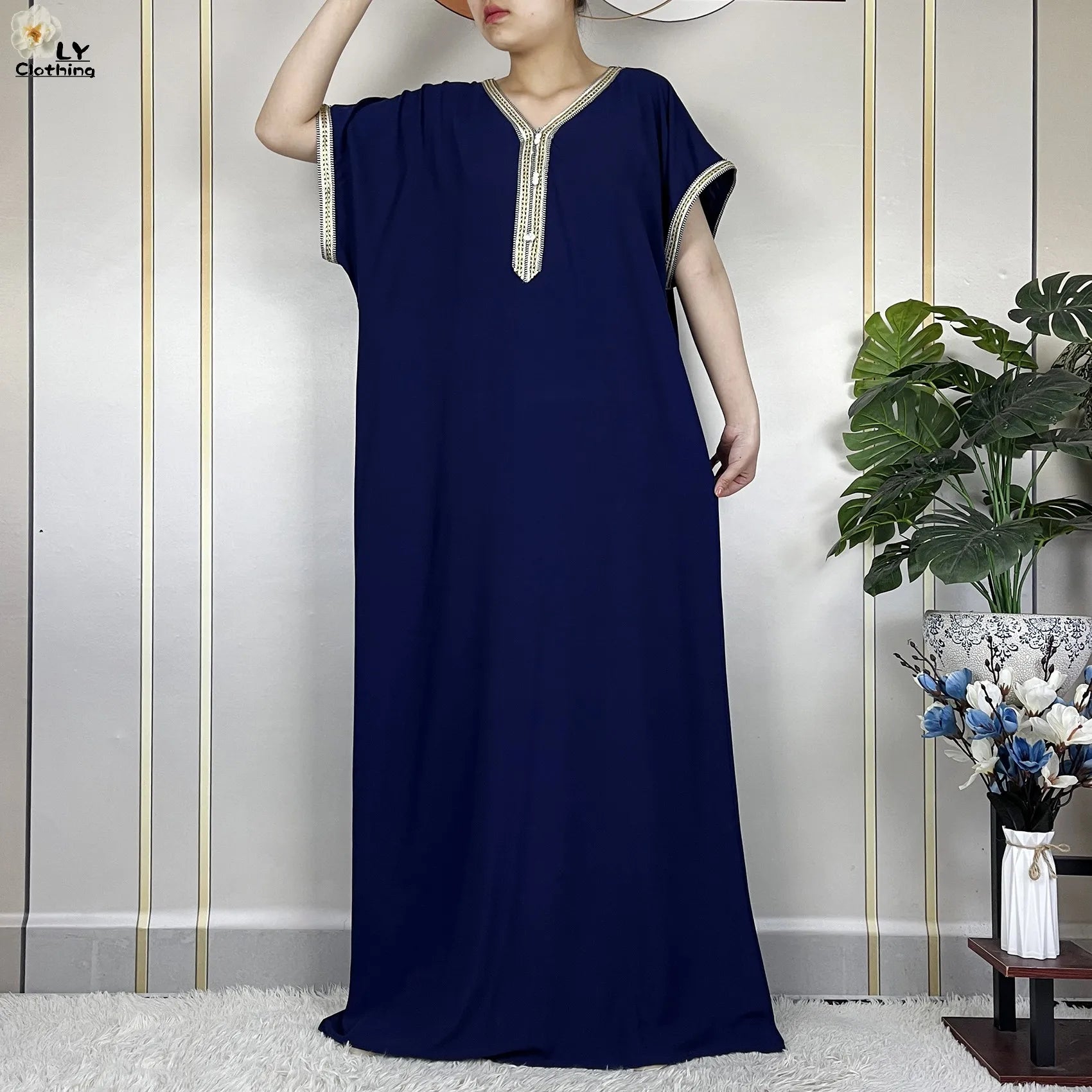 New Summer  Abaya Dresses for Women Traditional Clothing Attire  Loose Robe