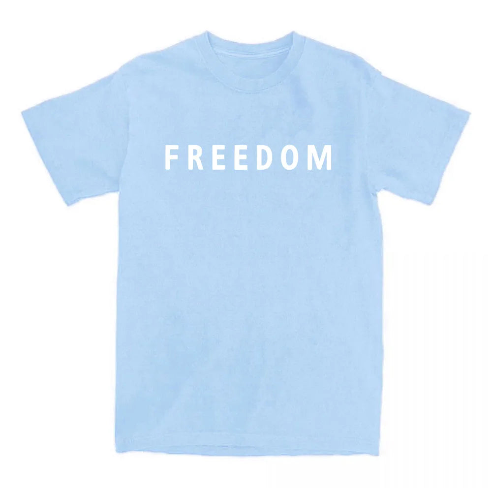 Freedom Charlie Kirk T-shirt Cotton Loose Casual Female/Male Tshirts