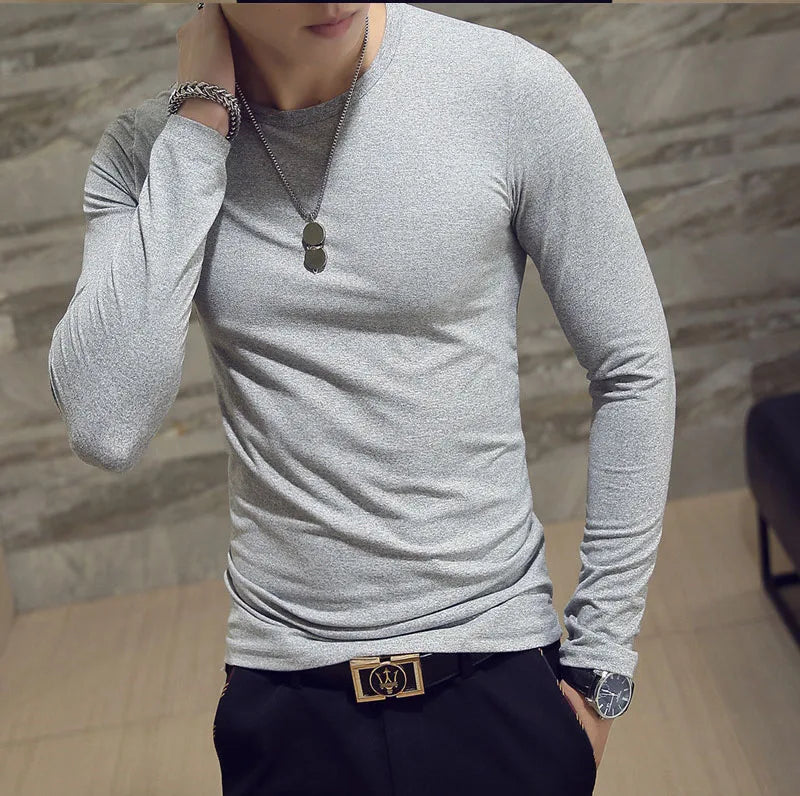 2025 New Tennis T Shirts Men Long Sleeve T-Shirt Sportswear Fitness T Shirts For Men Slim Fit T Shirts
